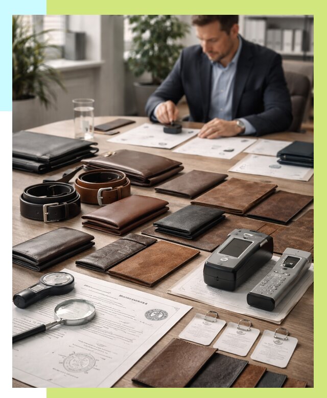 Сертификация кожаных изделий в Партизанске от 12880 р. | Алешин-Прт