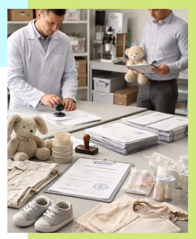 Сертификация детских товаров в Партизанске от 16100 р. | Алешин-Прт