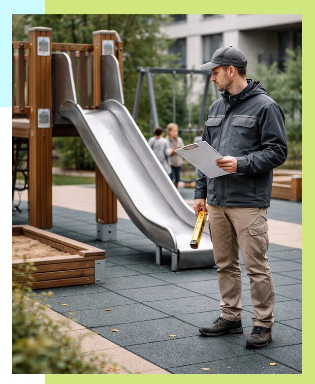 Сертификация детских площадок в Партизанске от 26833 р. | Алешин-Прт