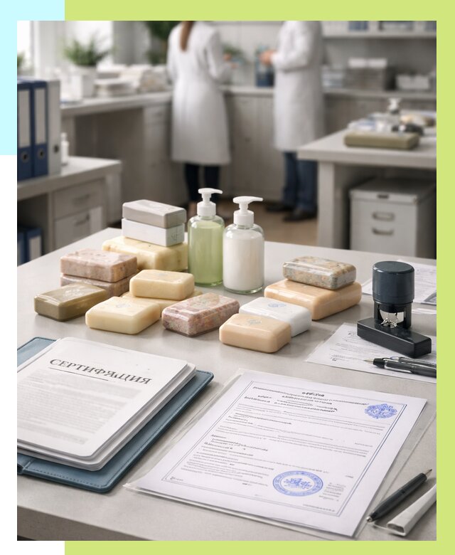 Сертификация мыла и сертификат на мыло в Партизанске от 12880 | Алешин-Прт
