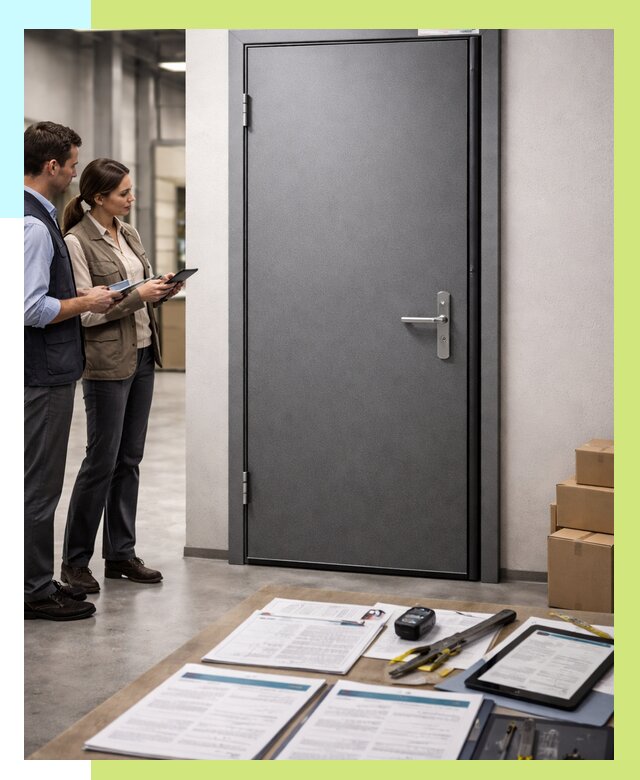 Сертификация противопожарных дверей в Партизанске от 9660 р. | Алешин-Прт