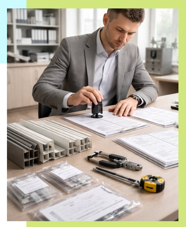 Сертификация ПВХ продукции в Партизанске от 9123 р., Алешин-Прт