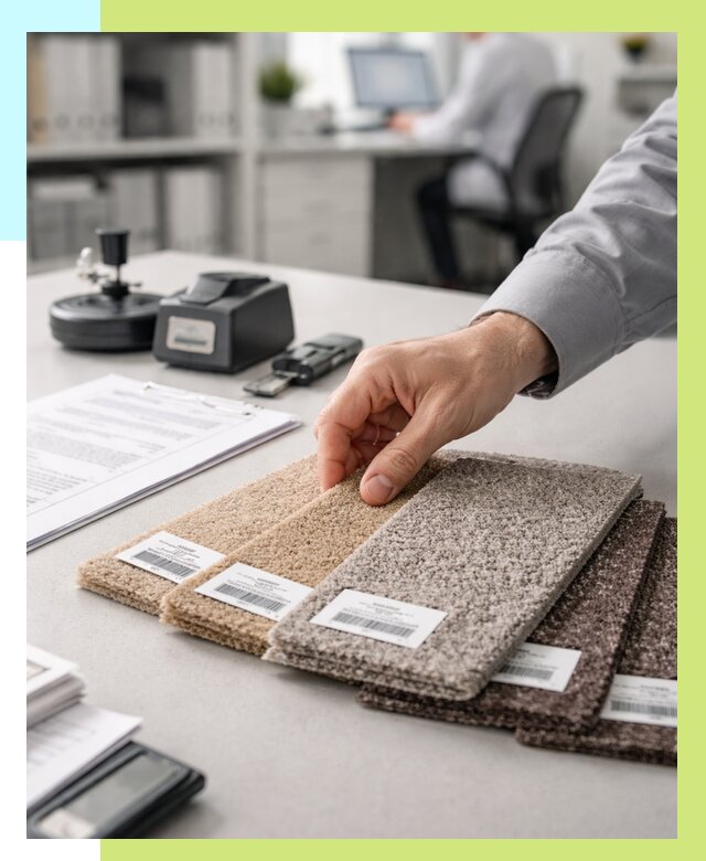 Сертификация ковролина в Партизанске от 16100 р., Алешин-Прт