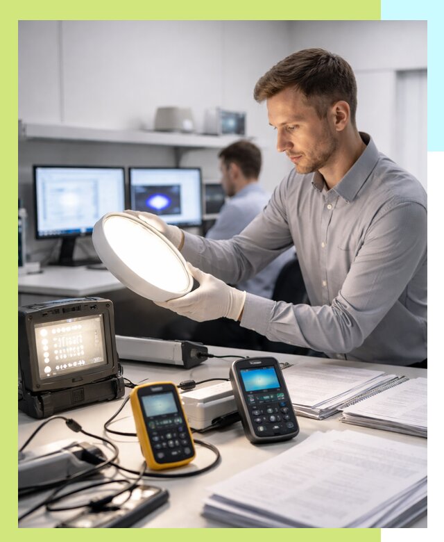 Сертификация светильников в Партизанске: испытания и оформление