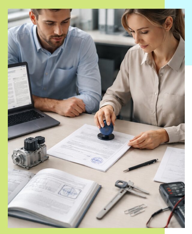 Выдача паспорта изделия и техническая экспертиза продукции в Партизанске