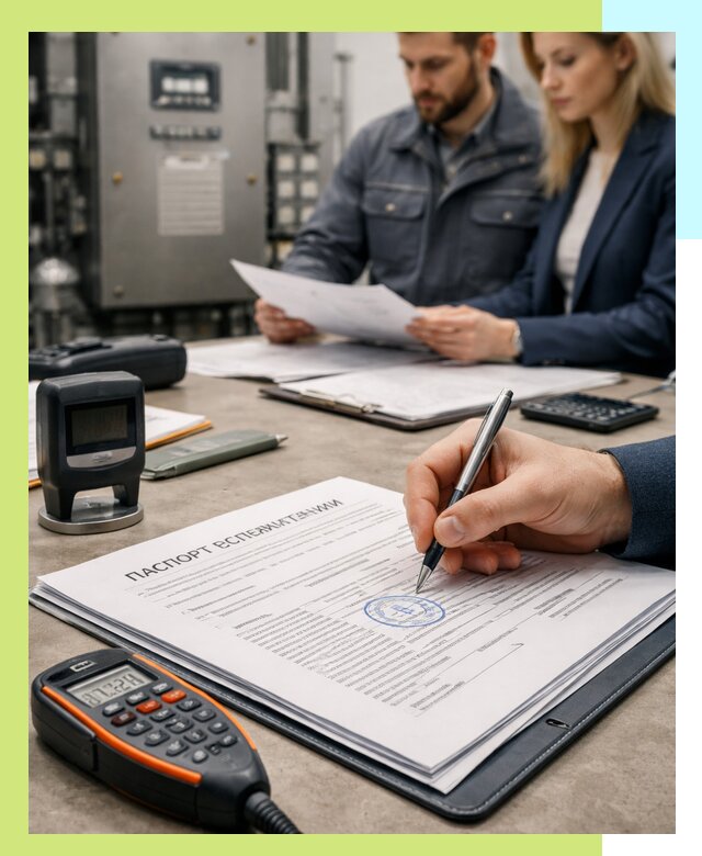 Оформление паспорта эксплуатации оборудования в Партизанске