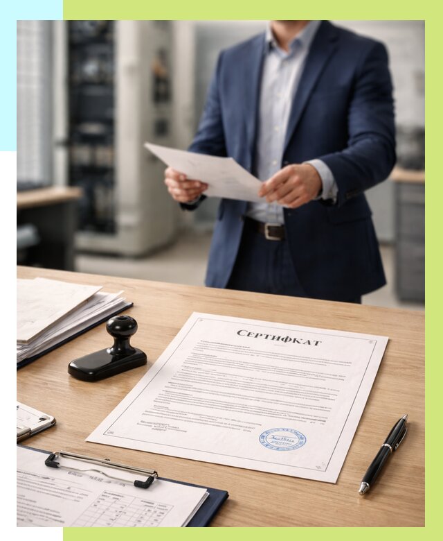 Сертификат на оборудование в Партизанске от 16100 р. | Алешин-Прт