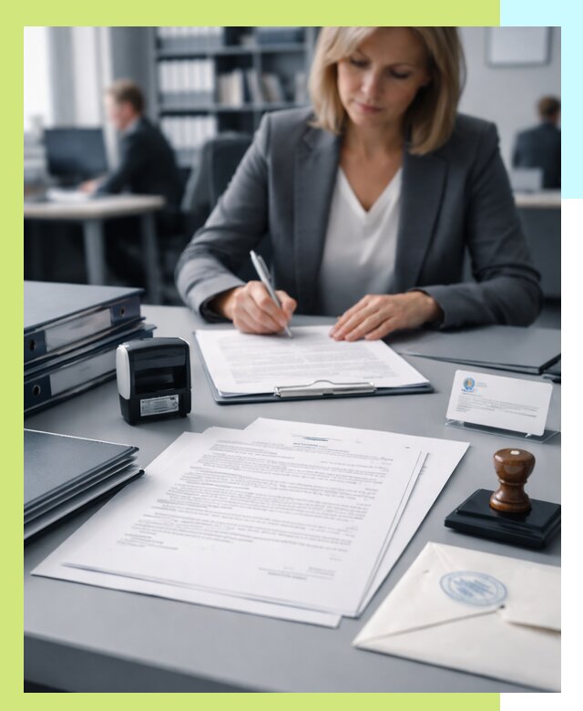 Оформление отказного письма для продукции и оборудования в Партизанске