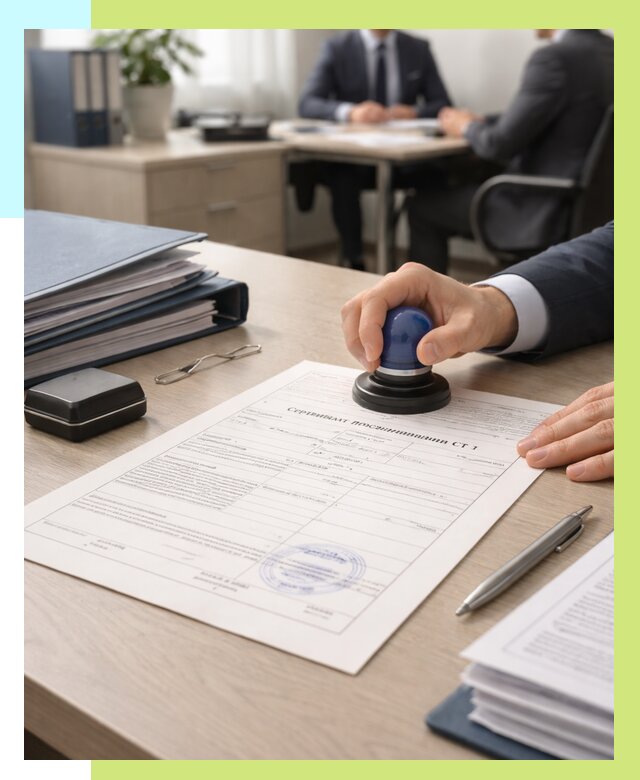 Сертификат происхождения СТ 1 в Партизанске от 4830 р. | Алешин-Прт