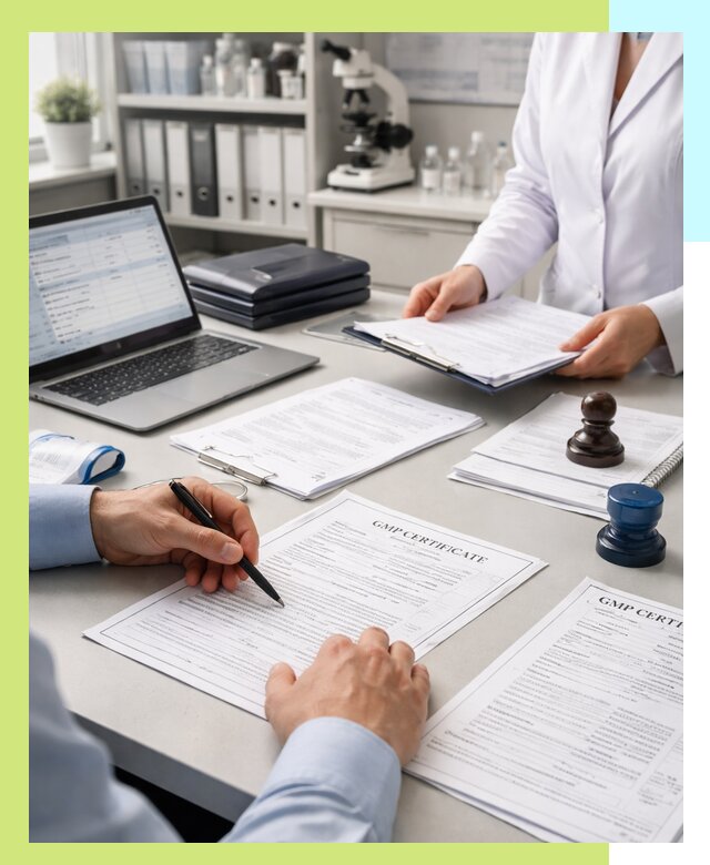 Оформление сертификата GMP в Партизанске для фармпроизводства