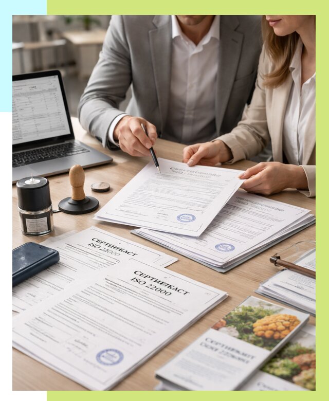 Сертификат ISO 22000 в Партизанске от 42932 р. под ключ | Алешин-Прт