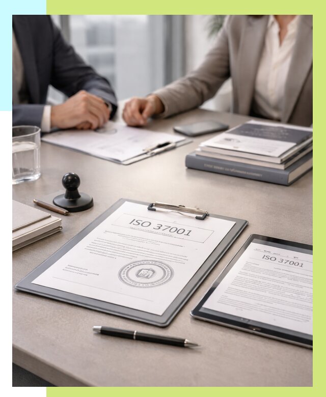 Сертификат ISO 37001 в Партизанске оформить от 128796 р. Алешин-Прт